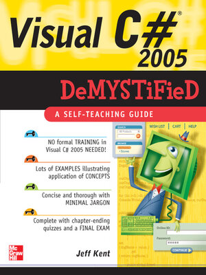 cover image of Visual C# 2005 Demystified